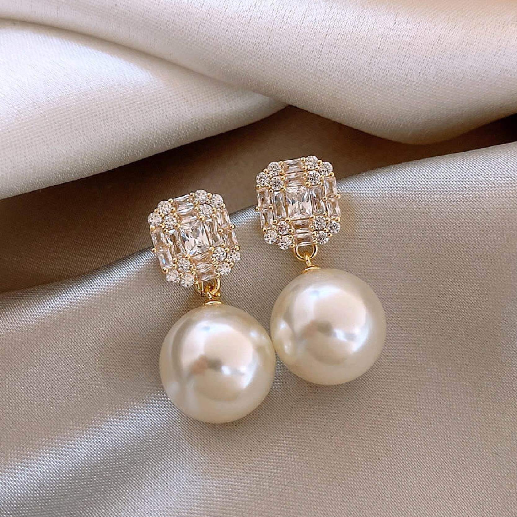 Aretes Perla Vintage