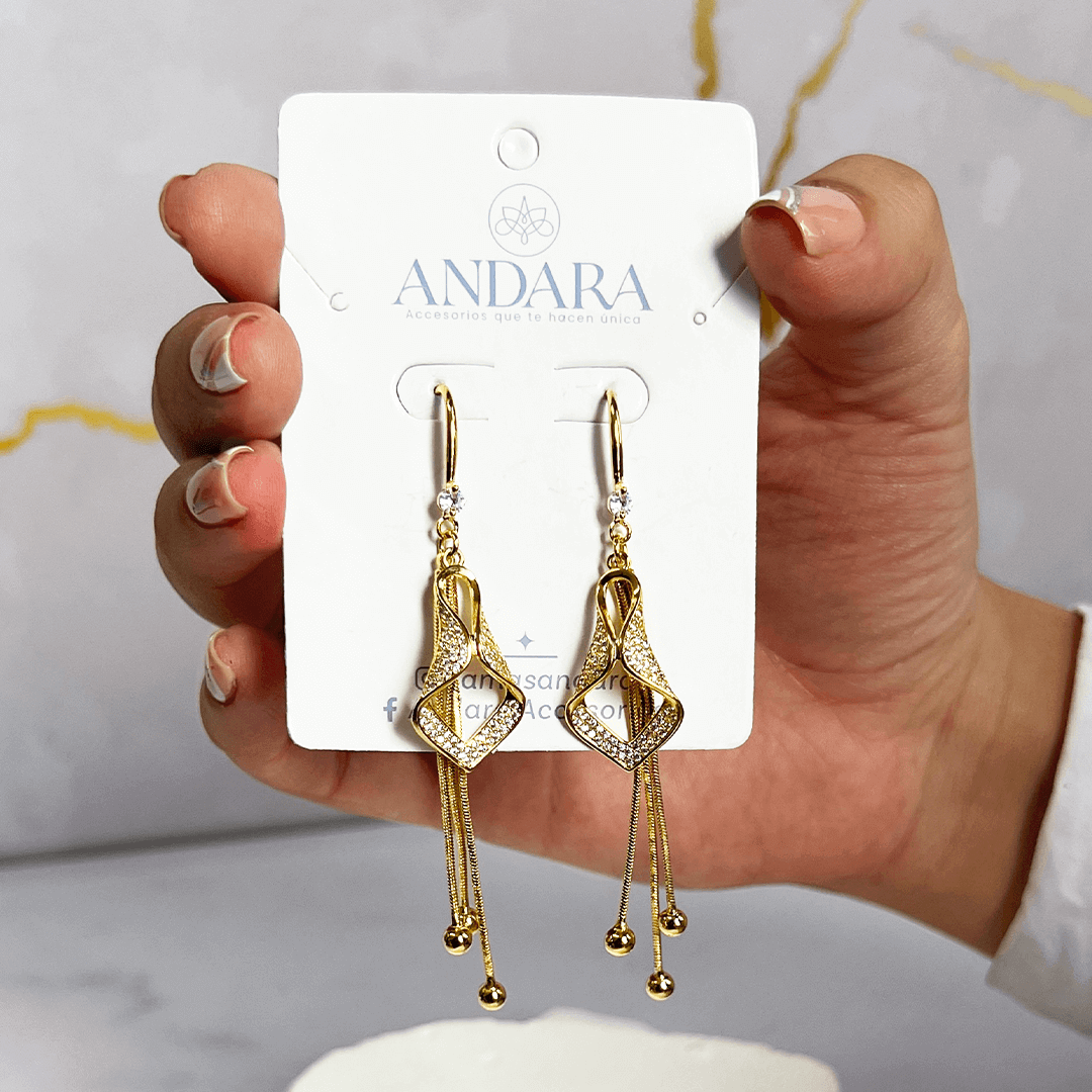 Aretes Campa Gold