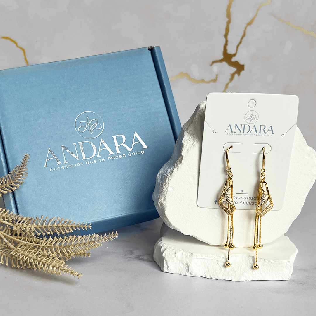 Aretes Campa Gold