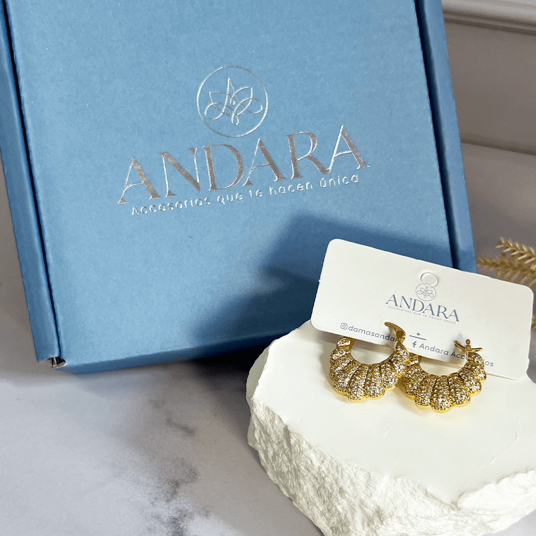 Aretes Corona de Luz