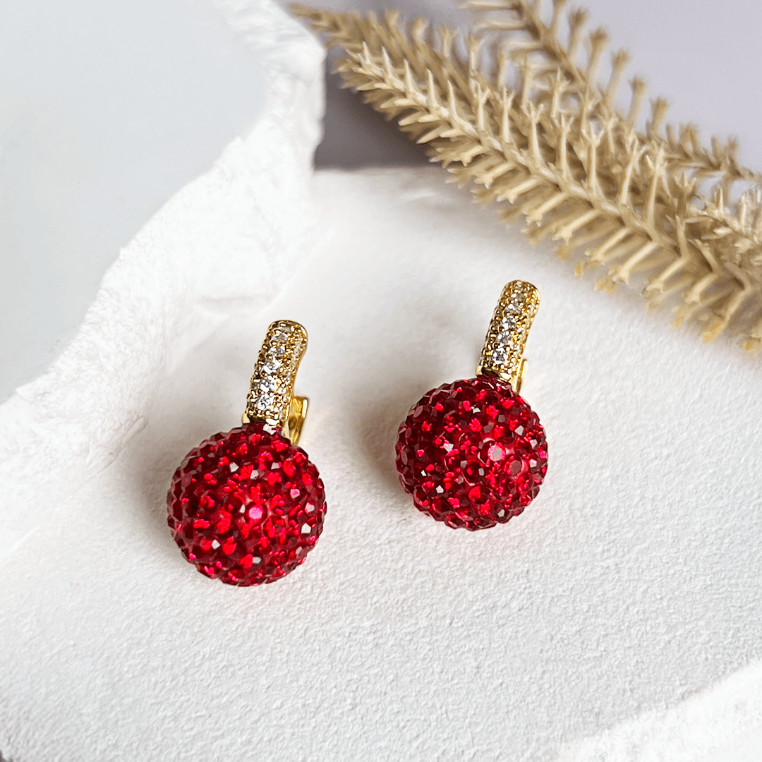 Aretes Glamour Red