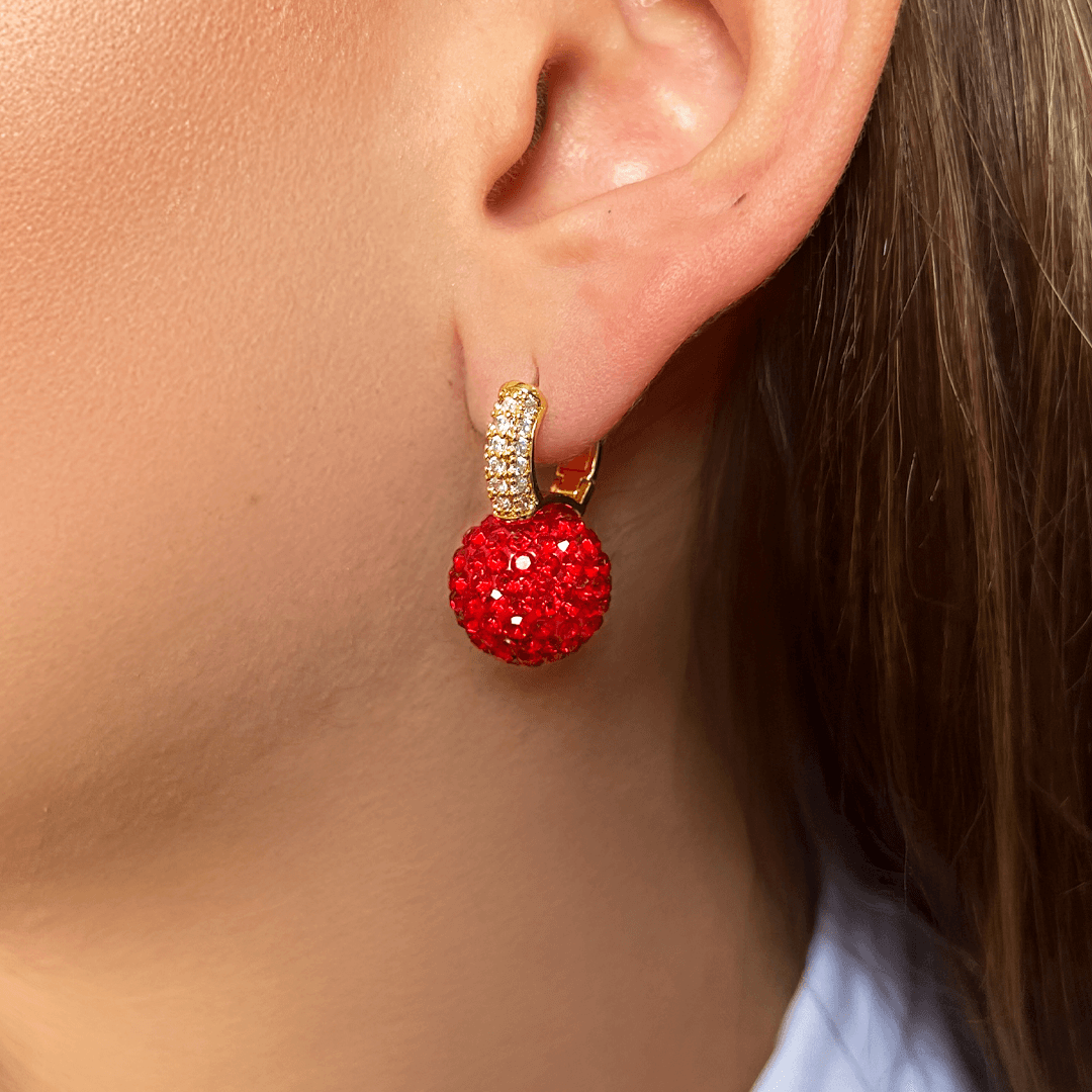 Aretes Glamour Red