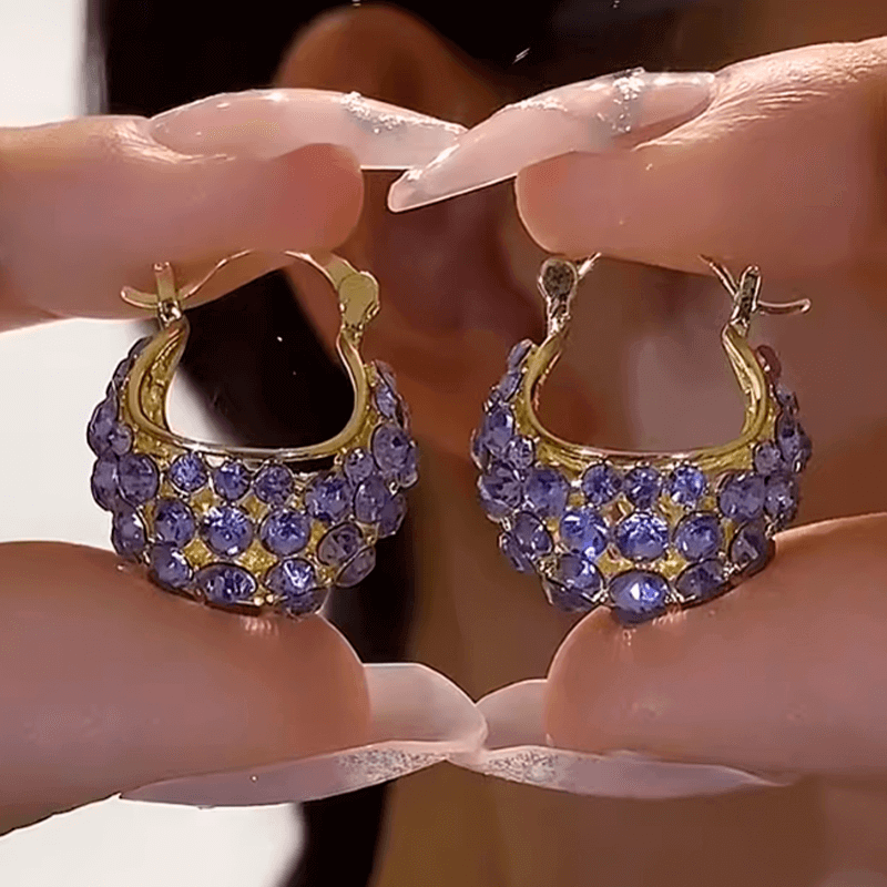 Aretes Cesta Purple