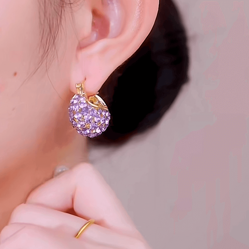 Aretes Cesta Purple