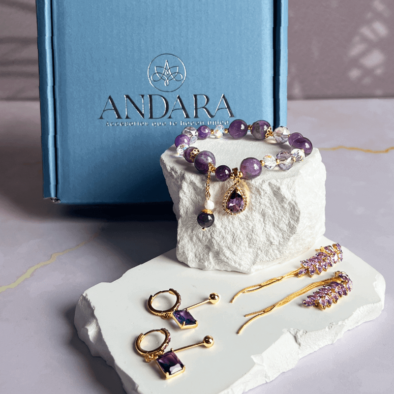 Trío Purple Luxury (Con empaque de lujo)