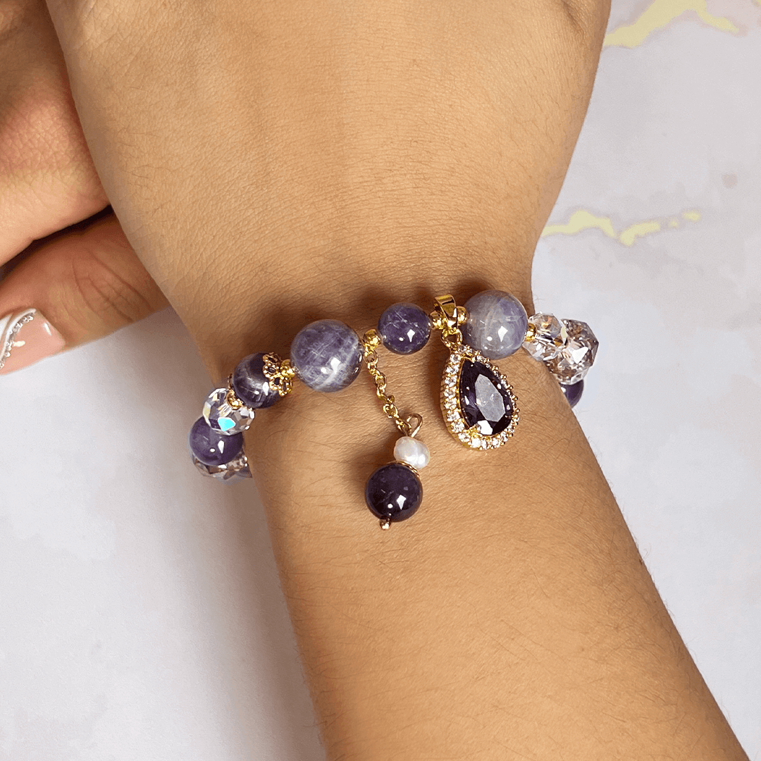 Pulsera piedra amatista - Special bracelet