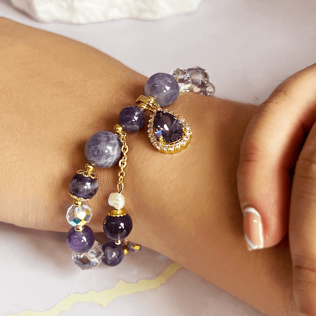 Pulsera piedra amatista - Special bracelet