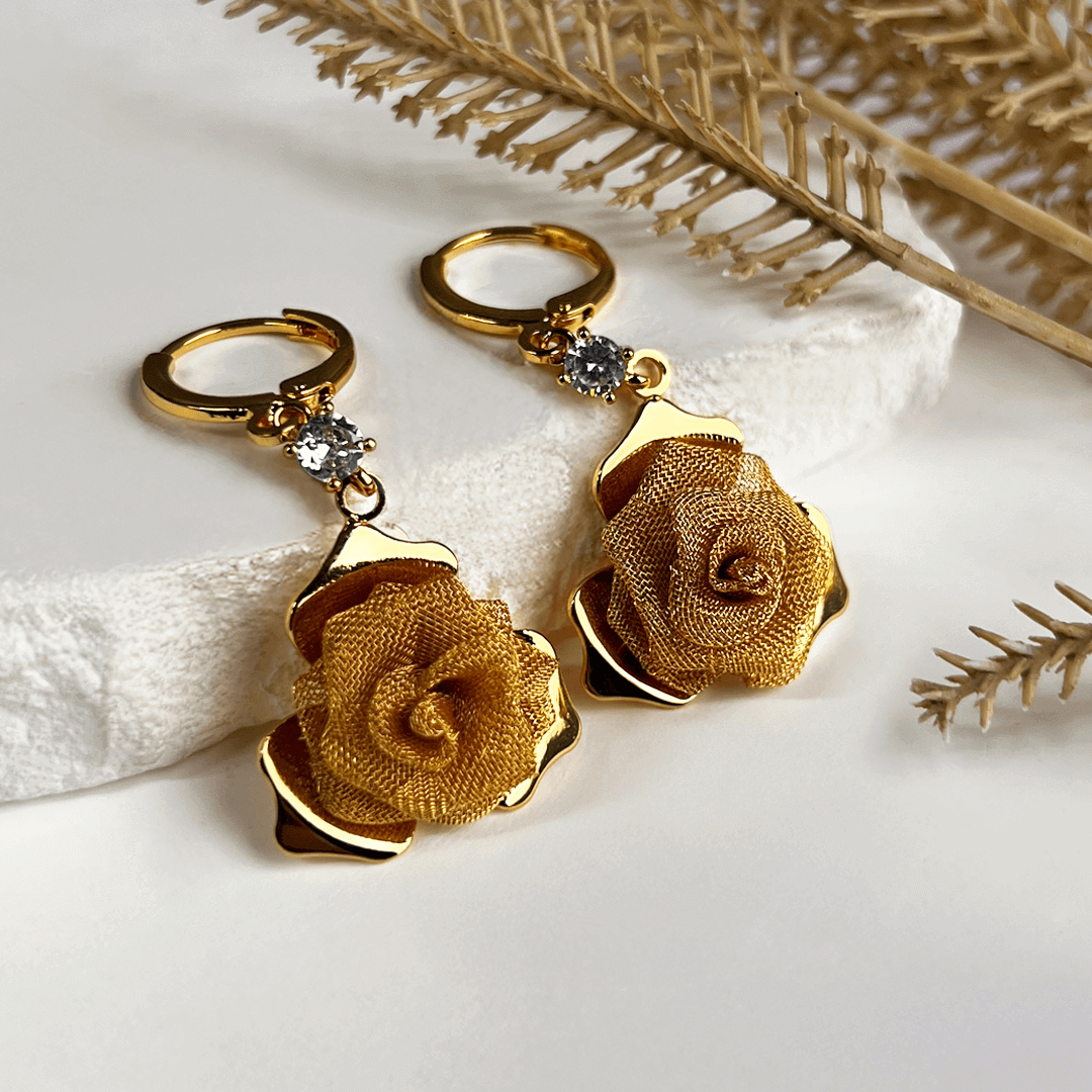 Aretes Rosa Gold