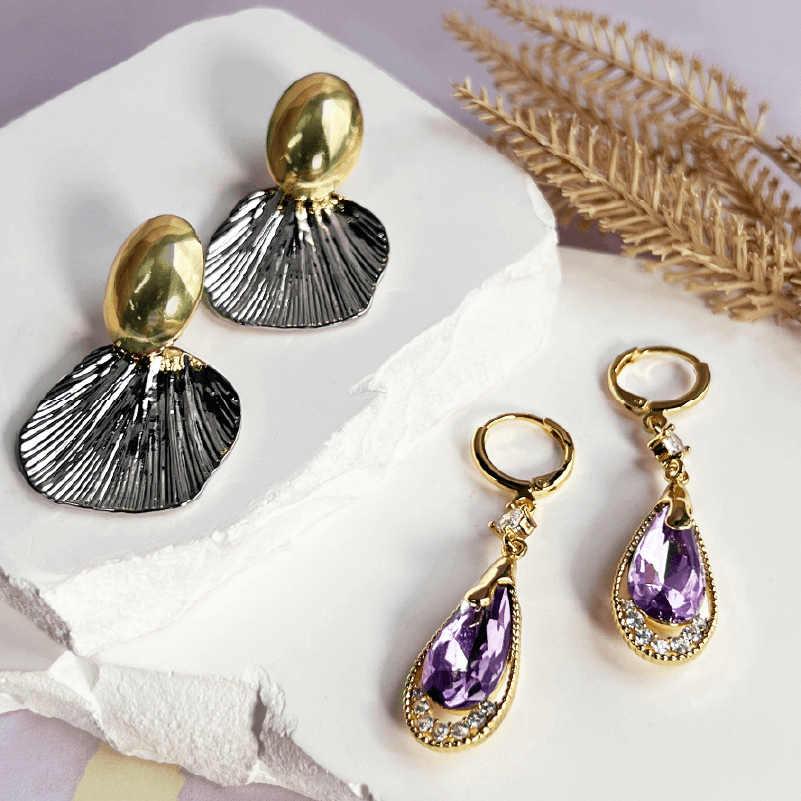 Dúo Aretes Imperial Queen