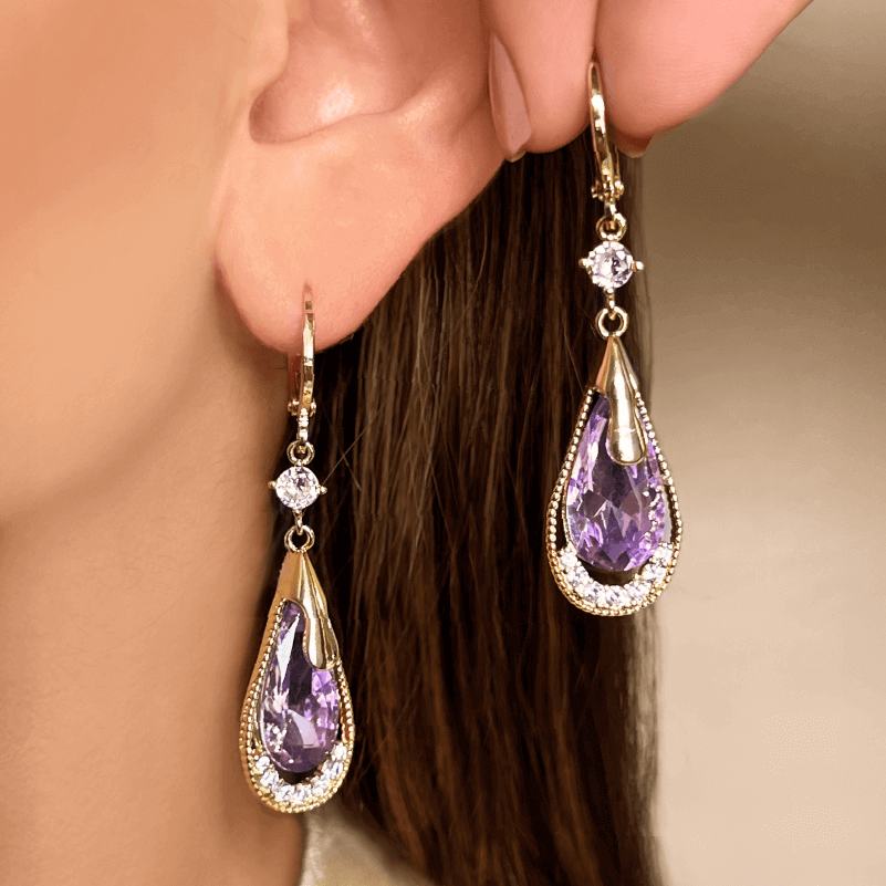 Dúo Aretes Imperial Queen
