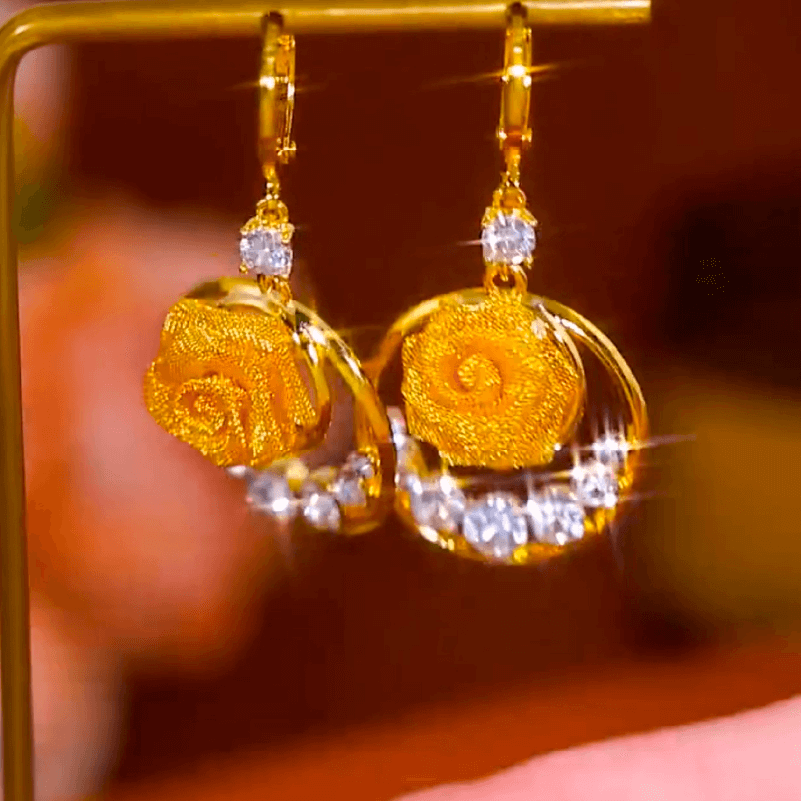 Aretes Rosa Queen
