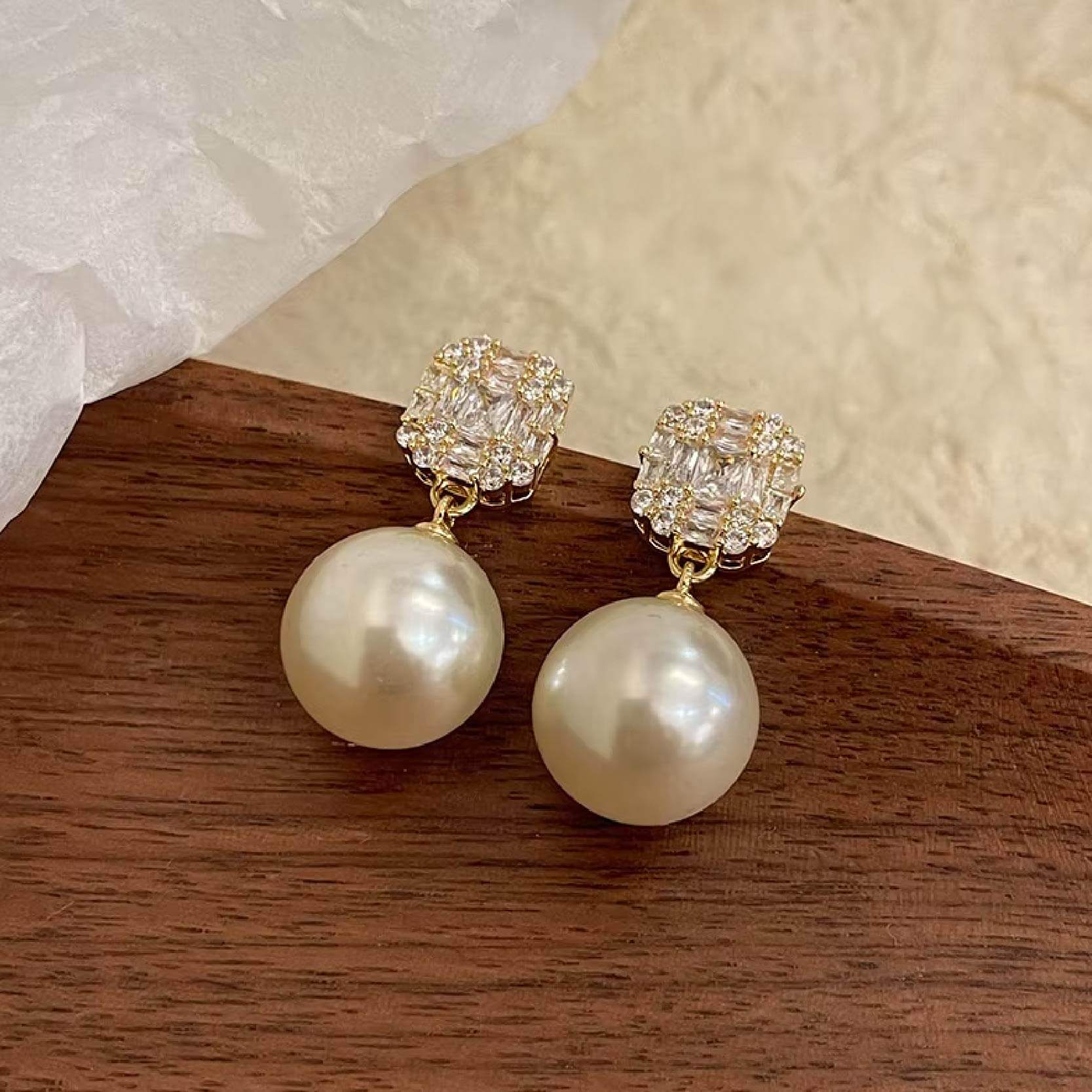 Aretes Perla Vintage