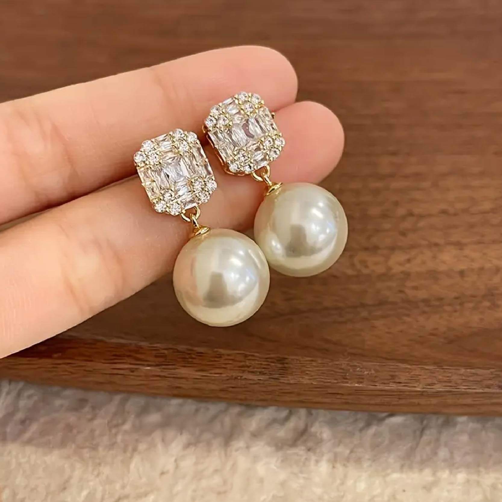 Aretes Perla Vintage
