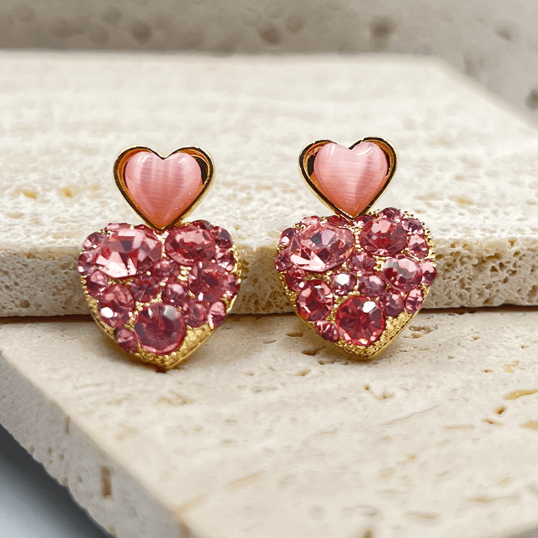 Aretes Heart Bright