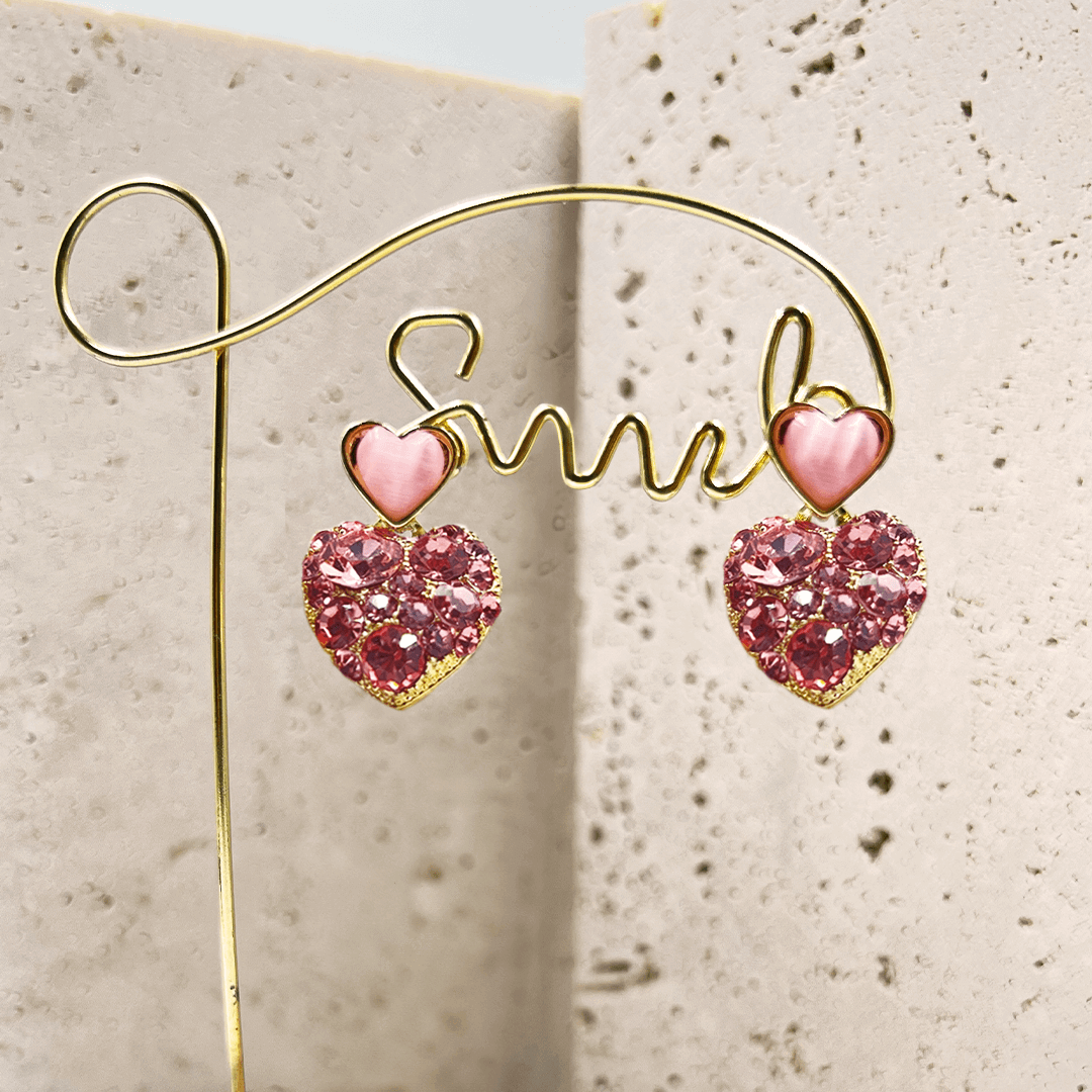 Aretes Heart Bright