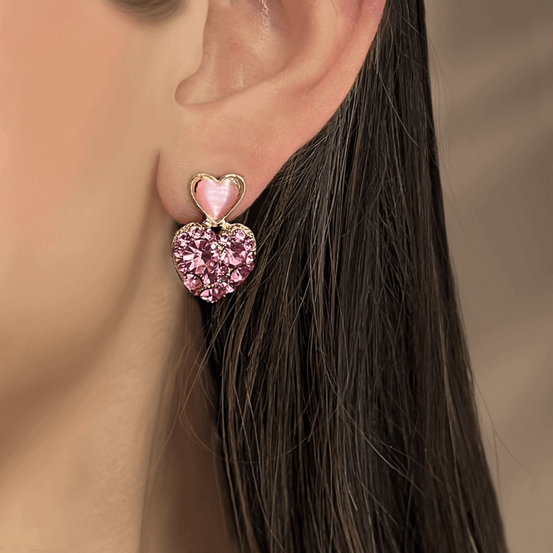 Aretes Heart Bright