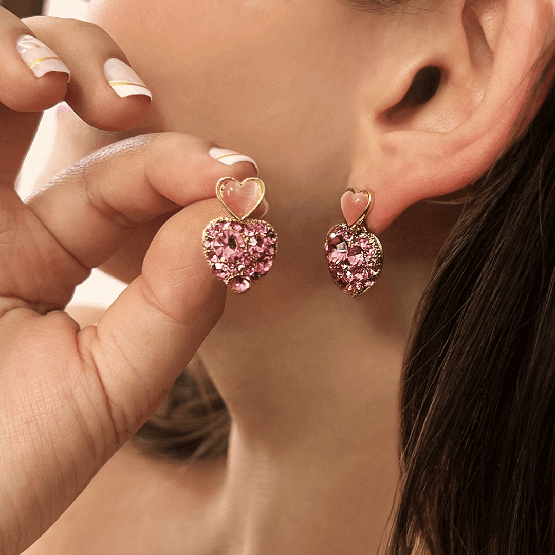 Aretes Heart Bright