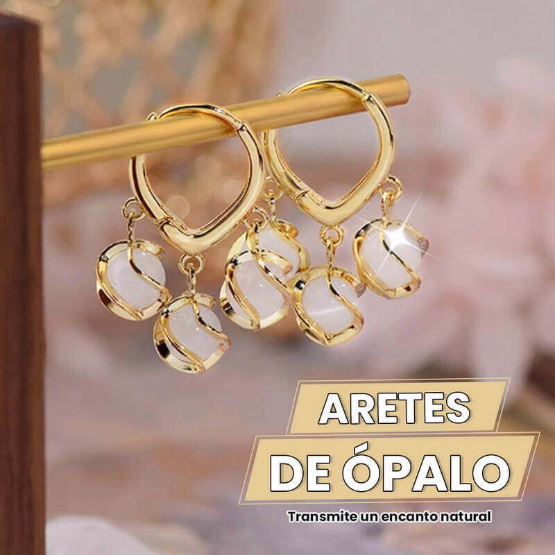 Aretes de Ópalo