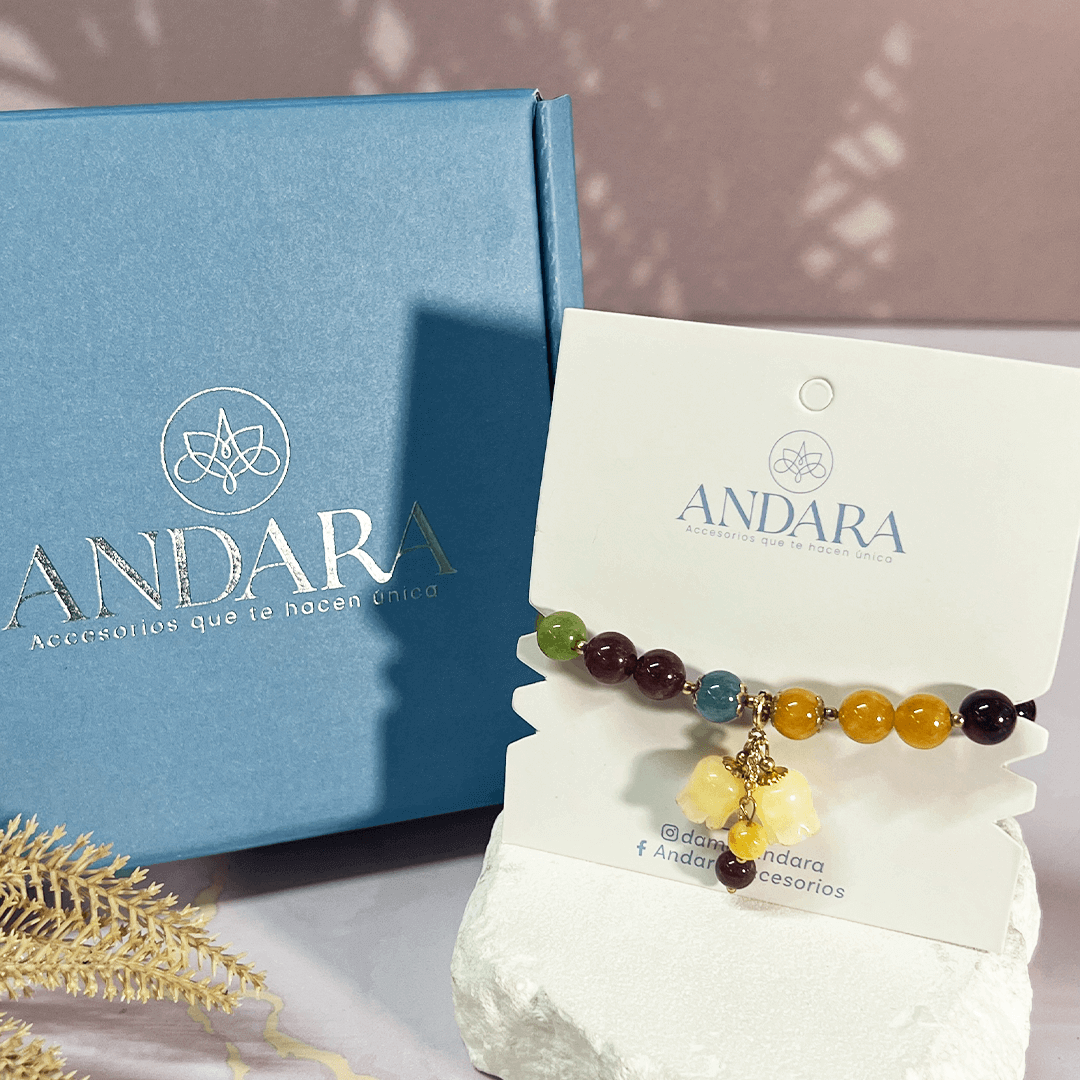 Pulsera Turmalina Natural