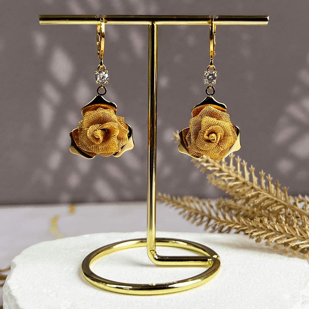 Aretes Rosa Gold