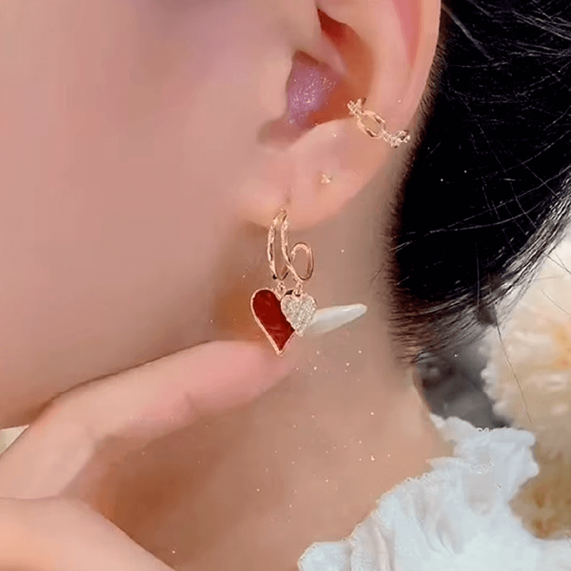 Aretes Corazón Bright